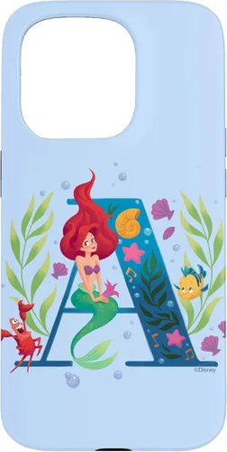 Vista 14 de Disney Carcasa para iPhone 17 con monograma de sirena y letra A para Ariel