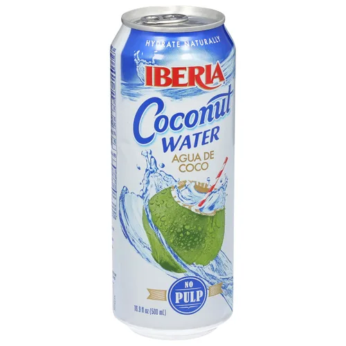 Vista 4 de Iberia Agua de coco, sin pulpa, 16.91 onzas líquidas (paquete de 24)