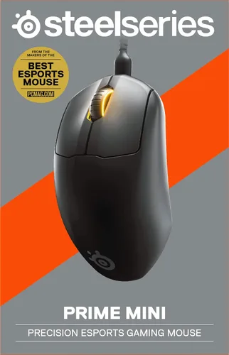 Vista 12 de SteelSeries Esports Mini FPS Gaming Mouse Ultra Light 61g – Edición Mini Prime – 5 botones programables – Sensor TrueMove Pro de 18K CPI