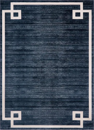 Vista 16 de Unique Loom Colección Uptown de Jill Zarin - Alfombra moderna con textura de estilo griego, color beige (1.25 x 1.85 m)