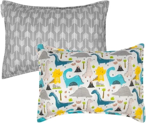 Vista 41 de ALVA BABY - Funda de almohada para niños pequeños de 13 x 18 pulgadas o 12 Bean Velvet-beige