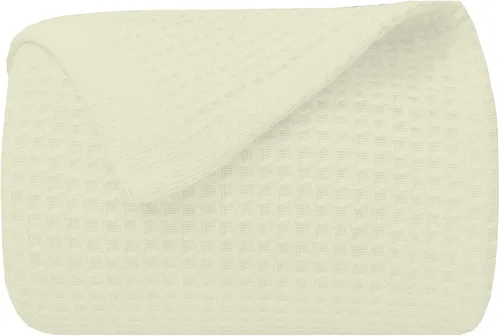 Vista 12 de Manta de cama de gofres, 100% algodón, suave, ligera, transpirable, manta térmica para todas las estaciones, tamaño matrimonial, gris oscuro