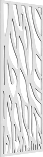Vista 101 de 9 3/8"W x 24 3/8"H x 1/4"T Bristol Decorativos Paneles de Pared de Madera Calado, Cereza