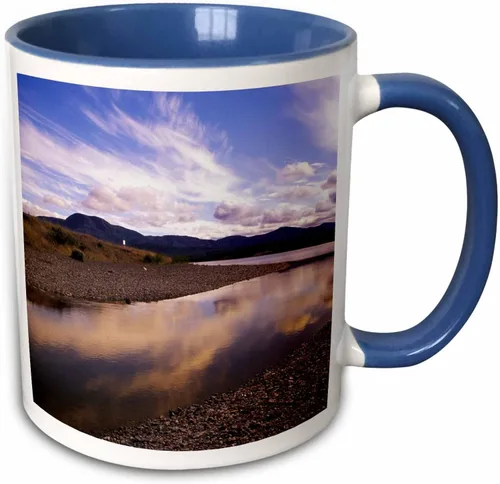 Vista 11 de 3dRose Canada, Newfoundland, Gros Morne. Trout River-CN05 PWA0114 - Patrick J. Wall 11oz Two-Tone Black Mug