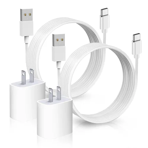 Vista 12 de Paquete de 2 cables Carplay para automóvil, Android Auto, cargador rápido de navegación y cable de datos para iPhone 17 Air/15/16 16e 15 USB A a USB