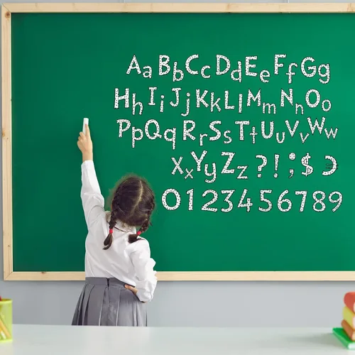 Vista 7 de Tenare Juego de 134 letras para tablón de anuncios de 5 pulgadas, letras del alfabeto, números y letras para tablero de anuncios, decoración