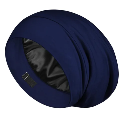 Vista 11 de LULUSILK Gorro de Dormir con Forro de Seda de Morera, Se Acabó el Cabello Encrespado y Enredado, Envoltorio de Cabello de Seda que se Mantiene