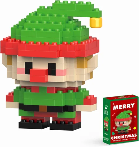 Vista 20 de Christmas Advent Calendar 2026 Building Sets Compatible with Lego Christmas 24 Days Countdown Gifts 24 Packs Christmas Model Building Micro Blocks