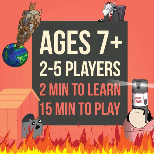 Vista 3 de Juego de expansión Barking Kittens, un juego de cartas de ruleta rusa para adultos, adolescentes y niños, juegos de fiesta fáciles para la familia
