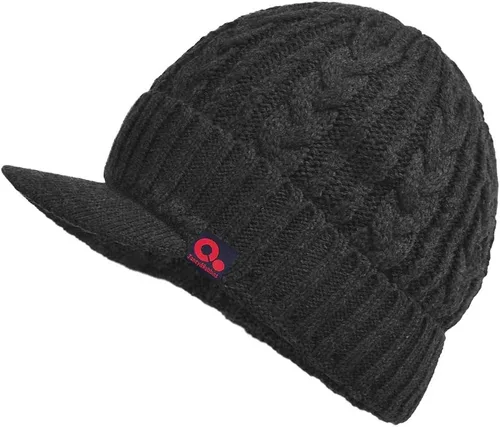 Vista 37 de Janey&Rubbins Gorro de punto diario con orejeras con forro polar y calavera