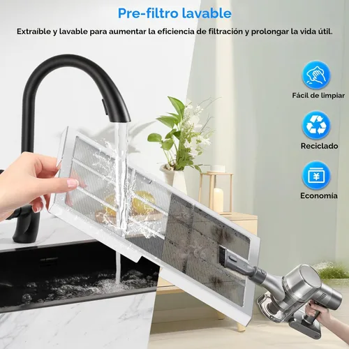 Vista 5 de Purificadores de aire para el hogar habitación grande hasta 2500 pies cuadrados con doble entrada de aire, filtros pre-lavables, purificador de aire