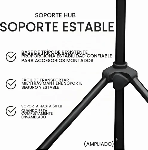 Vista 4 de Chauvet DJ CH06 soporte ligero para Iluminación con barra en T