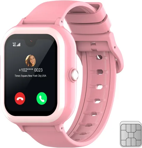 Vista 3 de LogHog Kids Smart Watch with Real Time GPS Tracking SOS Emergency Call GEO Fence 2-Way Calls Video Calling 4G 1.78'' Large Screen Smart Phone Watch