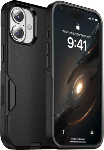 Vista 16 de jaroco Funda para iPhone 13 y Funda para iPhone 14 y Funda para iPhone 15 [Protección de Servicio Pesado][Protección contra Caídas de Grado
