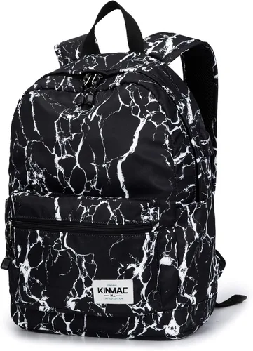 Vista 13 de Kinmac Mochila resistente al agua para laptop con puerto de carga USB para laptop de hasta 15.6 pulgadas (bordado)