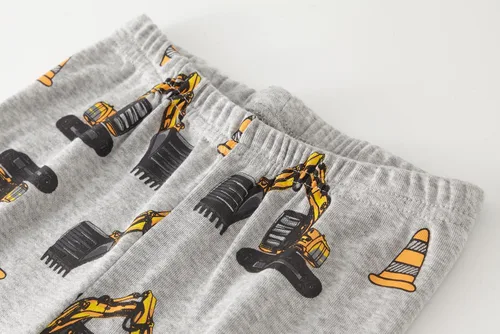 Vista 6 de Pijama para niños pequeños de manga larga, 100% algodón, 2 piezas, para niños de 1 a 10 años