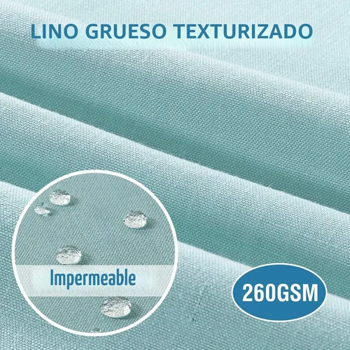 Vista 2 de H.VERSAILTEX Juego de 12 servilletas de tela (18 x 18 pulgadas), servilletas texturizadas de lino, impermeables, extra suaves, gruesas, duraderas