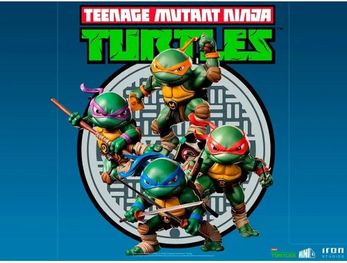 Vista 9 de Estatua Leonardo - TMNT - Minico - Iron Studios