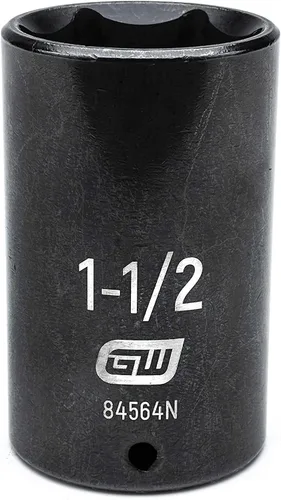 Vista 7 de GEARWRENCH - Juego de llaves de vaso de impacto estándar, color negro