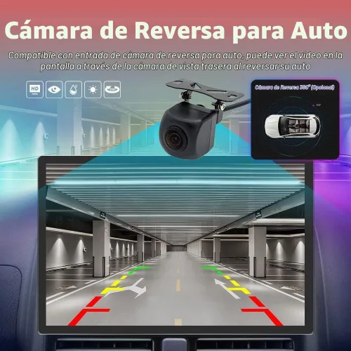 Vista 7 de Para Jeep Compass 2018-2020 Car CarPlay Android Navegación Automática Estéreo GPS Radio Reverse Cámara Pantalla 13.1 "QLED Pantalla Táctil Headunit