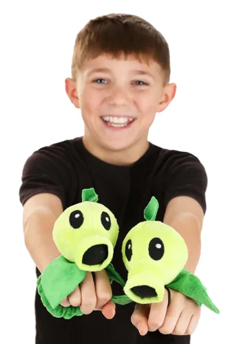 Vista 2 de Guantes Threepeater de Plants Vs Zombies para Niños Multicolor