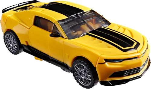 Vista 4 de Transformers Studio Series Bumblebee, Age of Extinction Deluxe Class - Figura de acción de conversión de 5 pulgadas, juguetes robot para mayores
