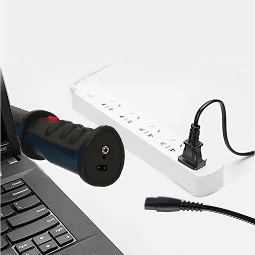Vista 2 de Cable cargador para pistola aturdidora compatible con VTS-T03, VTS-195; Police 305, Police 928-58, Avenger, Guard Dog Security, Jolt, Stun Master
