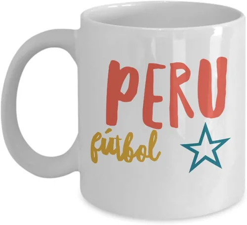 Vista 4 de Perú Futbol Taza de Cafe Vaso, taza café divertidas, tazas personalizadas, taza de café inspiradoras, taza con mensajes positivos., 11onza