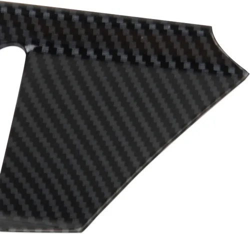 Vista 4 de crosselec Cubierta de panel de cambio de marchas de fibra de carbono para Chevrolet Corvette C8 2020-2025 (Panel de control con perilla)