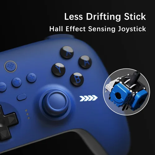 Vista 3 de AKNES 8BitDo Ultimate Bluetooth Controller with Charging Dock,Wireless Pro Controller with Hall Effect Sensing Joystick,Compatible with Nintendo