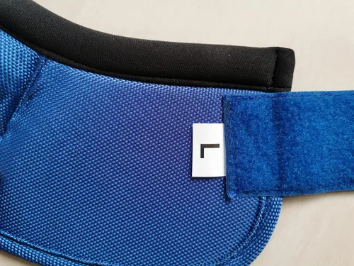 Vista 5 de LEAFOREST 2520D - Botas de campana de caballo sin giro, botas de campana de caballo balísticas equinas, botas de campana de sobrealcance azul, XL
