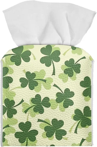 Vista 37 de Lindas decoraciones de ajolote con estampado de animales, caja de pañuelos de cuero, soporte de Navidad, organizador de papel de seda impermeable