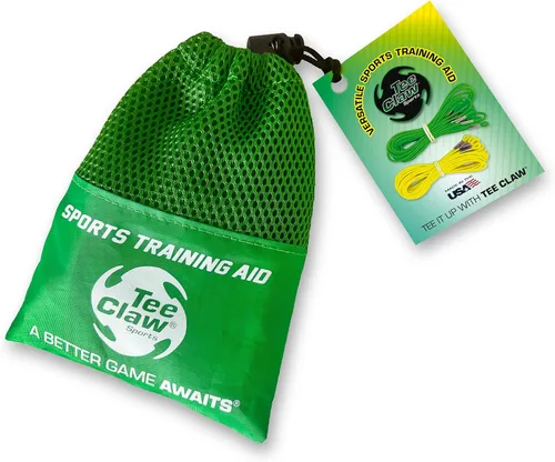 Vista 4 de Tee Claw - Paquete de 20 cordones para práctica de golf - Ayuda de entrenamiento multiusos, béisbol y otros deportes