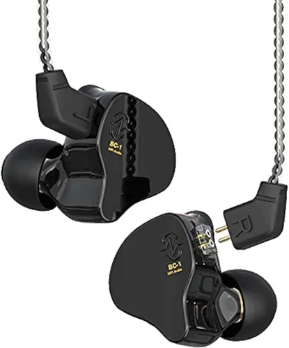 Vista 11 de KZ ZSN PRO X - Audífonos con 1BA y 1DD, KZ de alta fidelidad en el oído, audífonos de alta resolución en el oído con micrófono (azul)