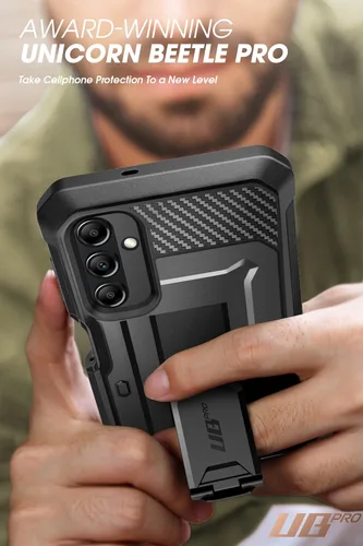 Vista 8 de SUPCASE Unicorn Beetle Pro Series - Funda para Samsung Galaxy A14 5G (versión 2022), funda resistente de cuerpo completo con protector de pantalla