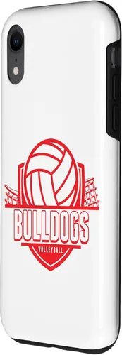 Vista 2 de Bulldogs Volleyball Back to School Spirit R Case for iPhone XR