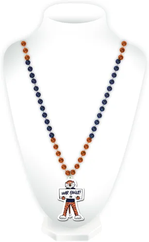 Vista 52 de Rico Industries NCAA Fan Shop - Cuentas estilo Mardi Gras con logotipo del equipo 3-Color del