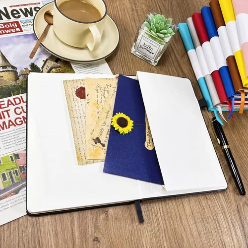 Vista 5 de Diario para cuaderno, cuaderno rayado con rayas universitarias A5, 160 páginas, diarios de tapa dura para escribir, cuadernos para el trabajo