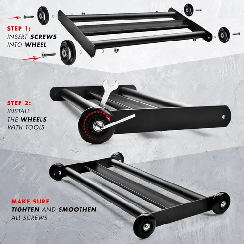 Vista 8 de Yes4All Glute Ham Glider, Exercise Wheels for Home Gym Fitness, Glute Hamstring, Booty Building