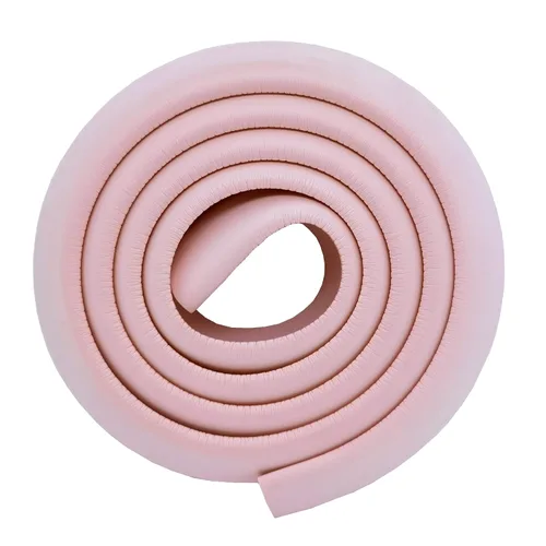 Vista 14 de Protectores de borde de mesa en forma de L, color negro, borde de 13.1 pies + 4 esquinas Parachoques NBR de alta densidad, corte fácil