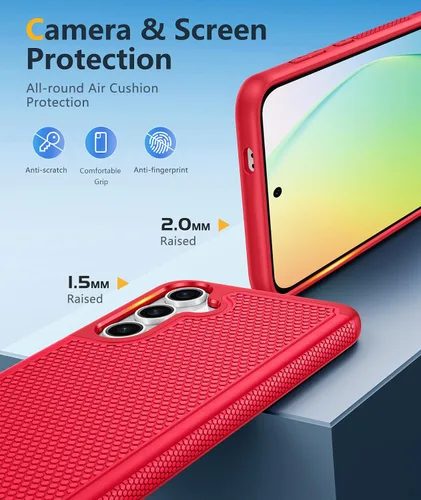 Vista 582 de FNTCASE Funda para iPhone 17 Pro: Fundas delgadas translúcidas de color azul claro compatibles con MagSafe, protección completa de la cámara