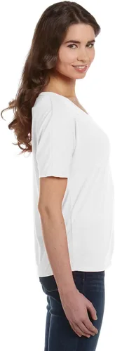 Vista 4 de Bella + lona para mujer Flowy Simple cuello en V8815