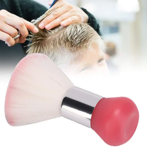 Vista 6 de Cepillo de plumero de cuello, Cepillo de barrido de pelo Cepillo de limpieza de pelo roto para peluquería ()