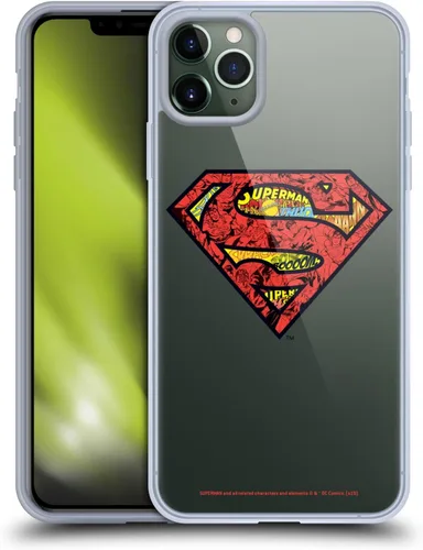 Vista 65 de Head Case Designs Officially Licensed Superman DC Comics Collage 80th Anniversary Gel Case [Military Grade Protection] Compatible with Apple iPhone
