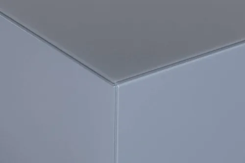 Vista 8 de SONOROUS Mesa auxiliar premium de vidrio templado - Mesita de noche de lujo y mesita de cabecera para dormitorio o sala de estar - Mesa auxiliar