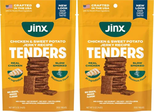 Vista 14 de Jinx Tenders, Golosinas suaves y masticables para perros, pollo, 5 onzas