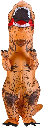 Vista 2 de Lulu Home Halloween Dinosaur Costume T-Rex Inflatable Costume for Adult