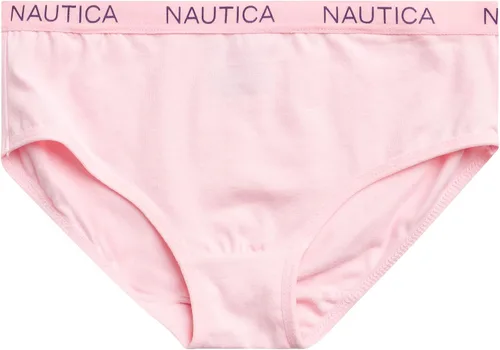 Vista 3 de Nautica Ropa interior para niñas - Calzoncillos de algodón elástico paquete de 10