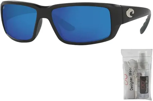Vista 2 de Costa Fantail 6S9006 - Lentes de sol rectangulares para hombre paquete con kit de gafas de cortesía iWear de diseñador
