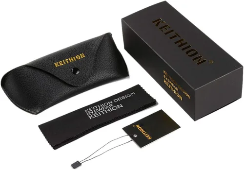 Vista 6 de KEITHION Gafas de sol redondas vintage estilo steampunk para hombres y mujeres con lentes laterales de cuero